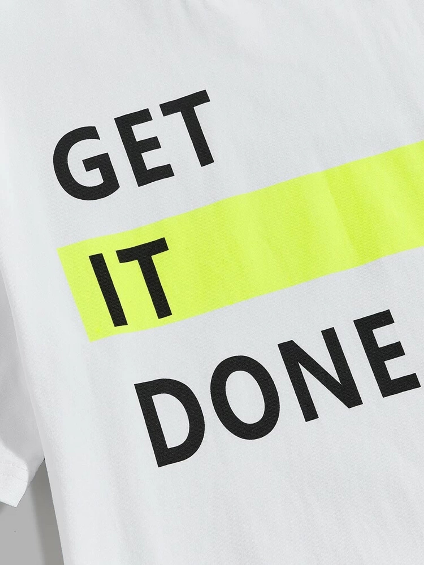 Mens Summer Printed Co Ord Set by Fifth Avenue MSFACSS19 - White Black