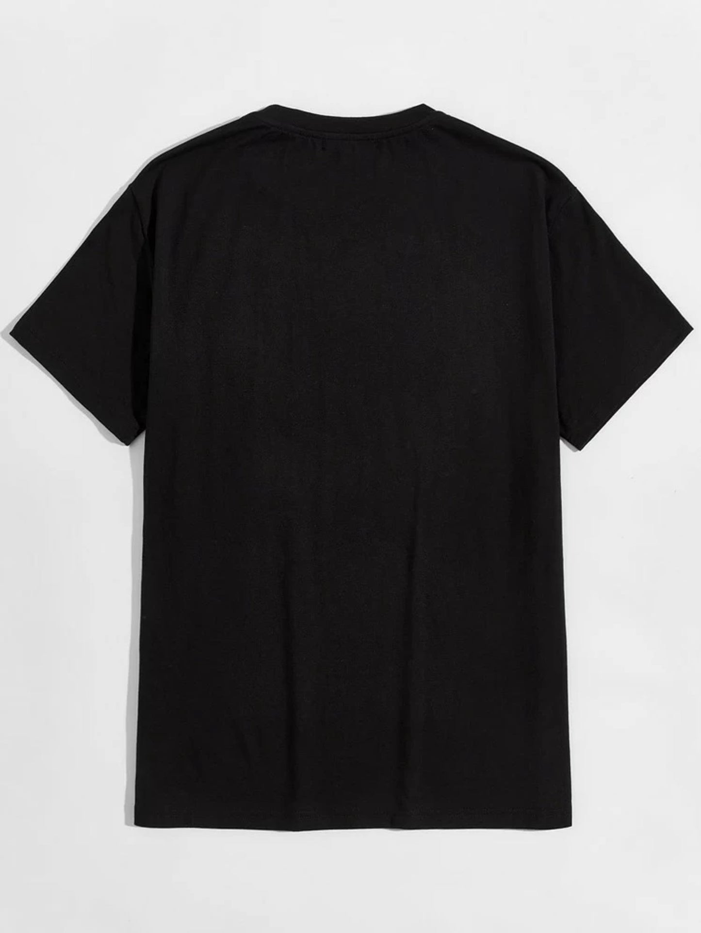 Fifth Avenue Pocket Rose Printed MIFT19 T-Shirt - Black