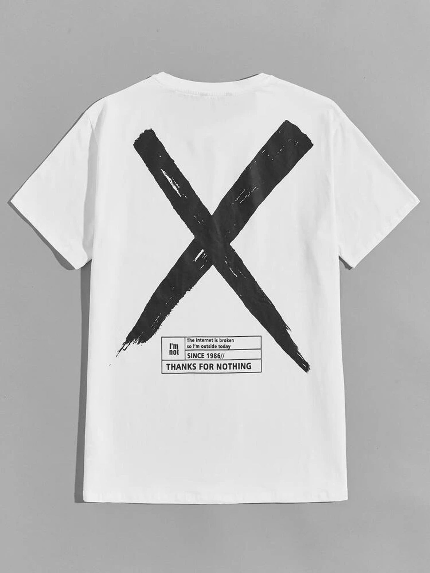 Fifth Avenue X Back Printed MIFT66 T-Shirt - White