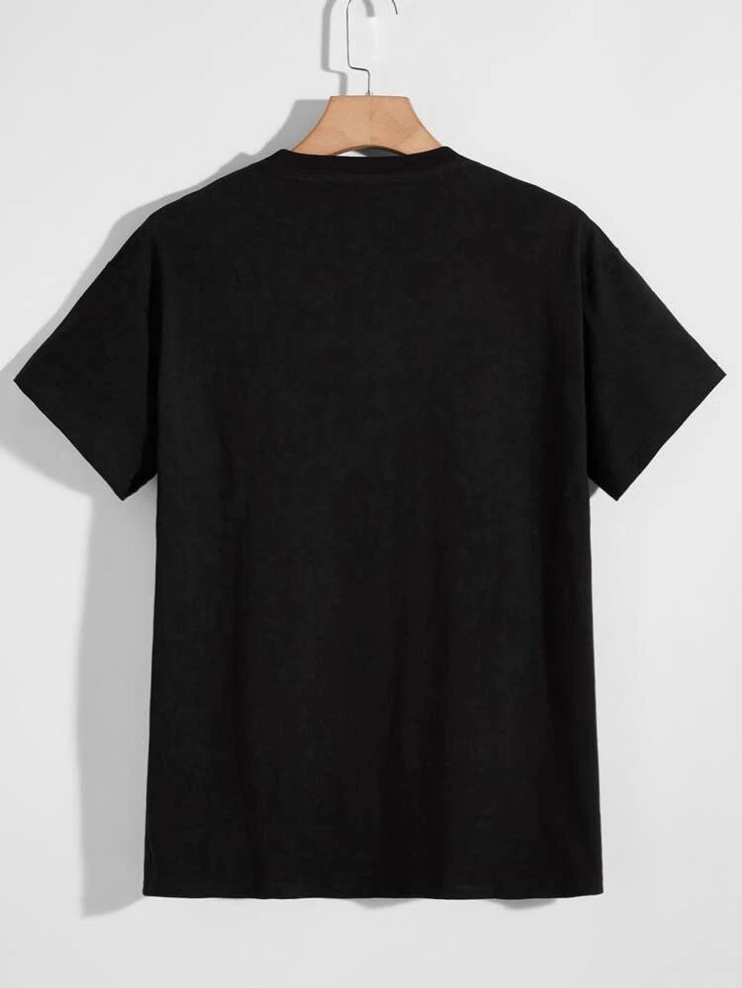 Fifth Avenue Horse Printed MIFT74 T-Shirt - Black