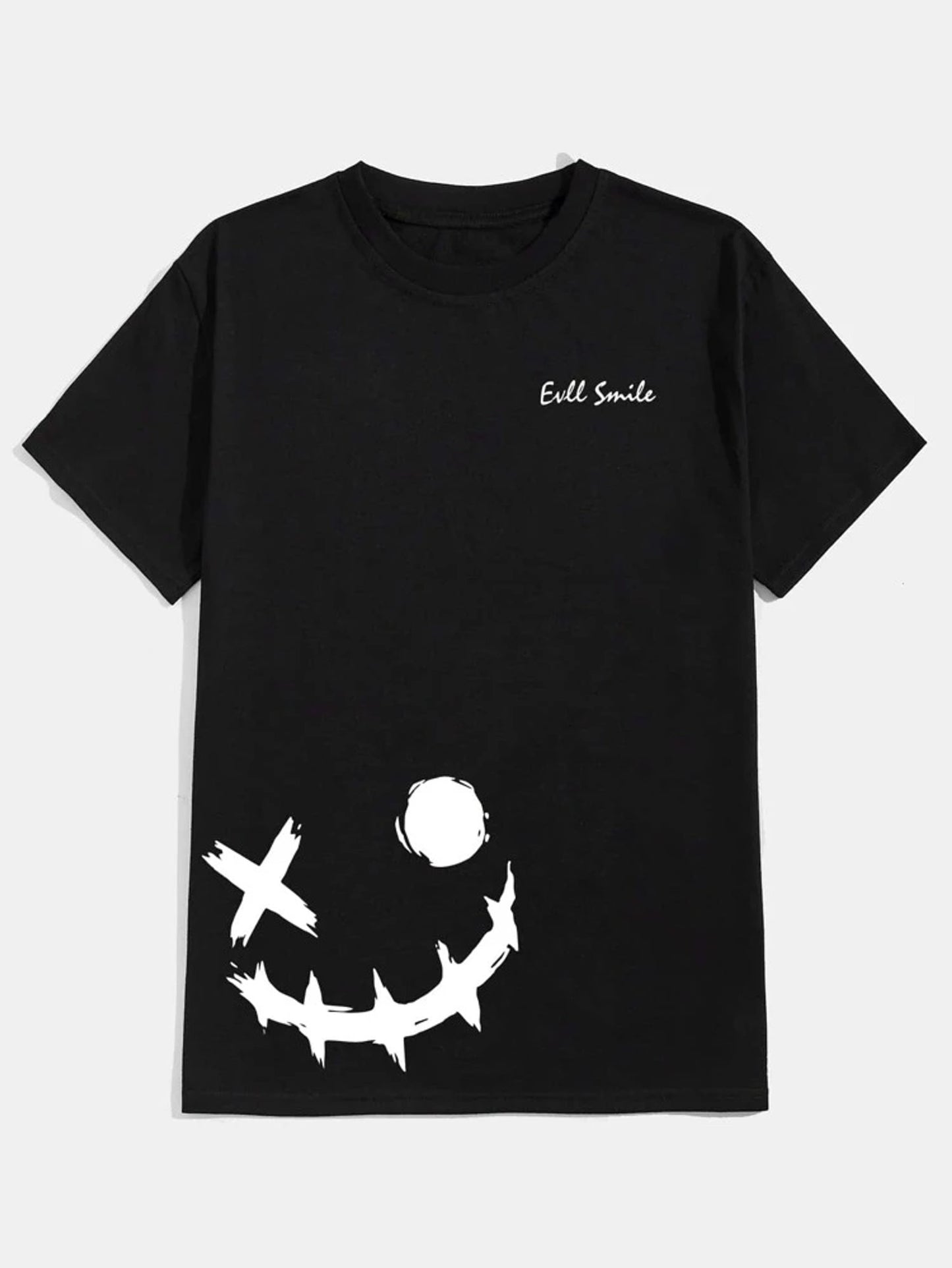 Fifth Avenue Smile Printed MIFT133 T-Shirt - Black