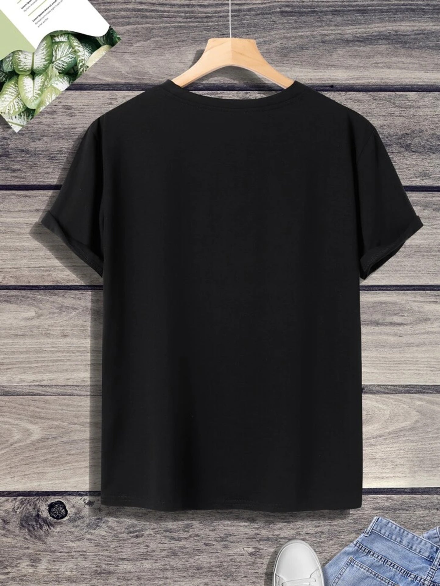 Fifth Avenue Astronaut Printed MIFT164 T-Shirt - Black