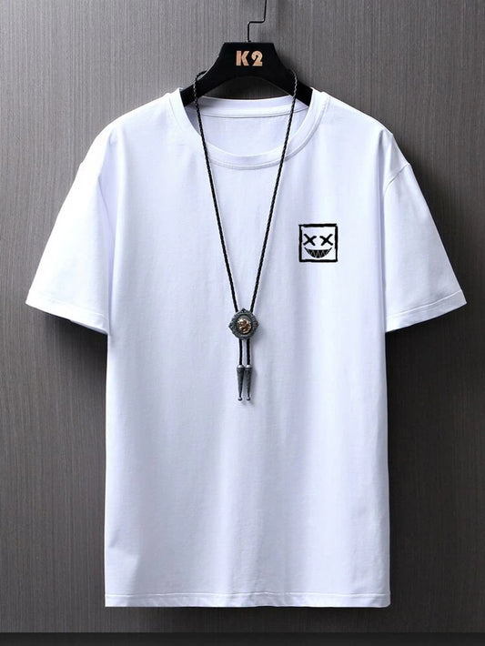 Fifth Avenue Smile Box Printed MIFT181 T-Shirt - White