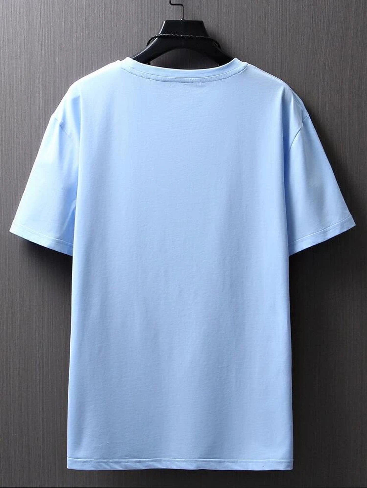 Fifth Avenue Smile Box Printed MIFT181 T-Shirt - Light Blue