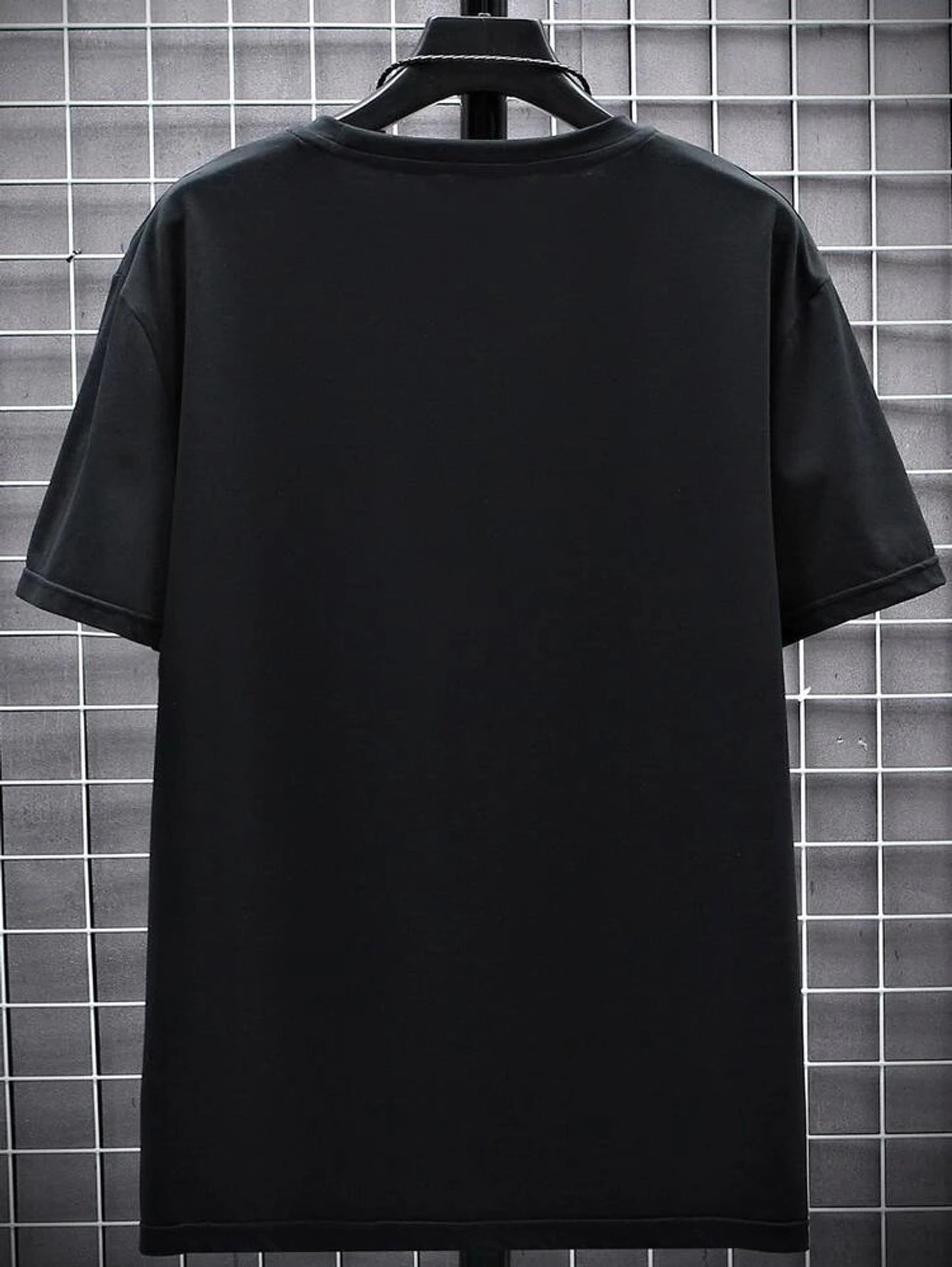 Fifth Avenue Floral Text Printed MIFT100 T-Shirt - Black