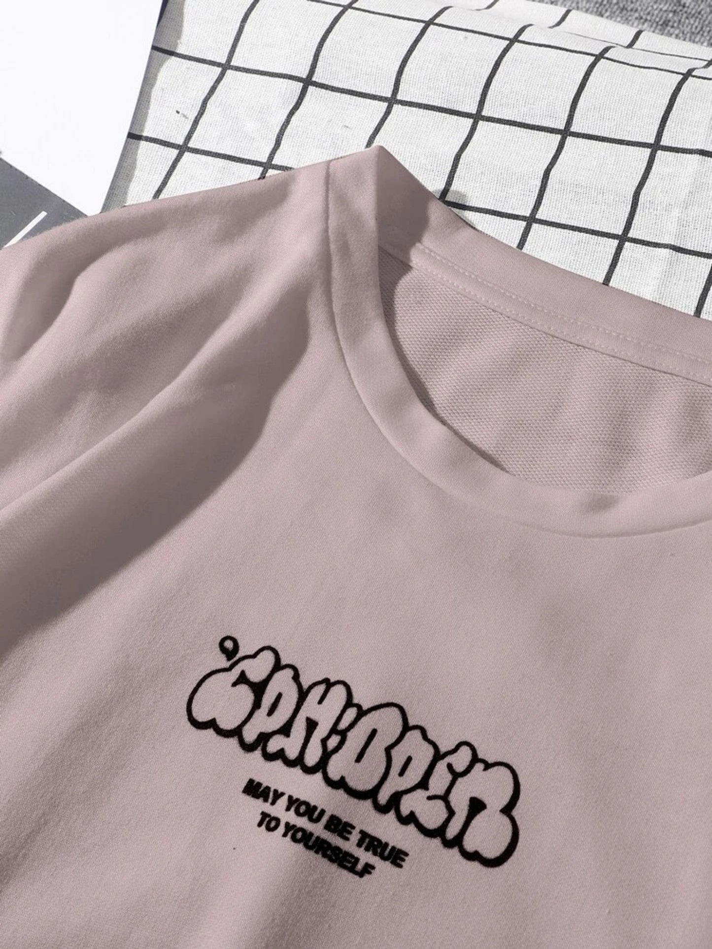 Fifth Avenue Cat Printed MIFT197 T-Shirt - Pink