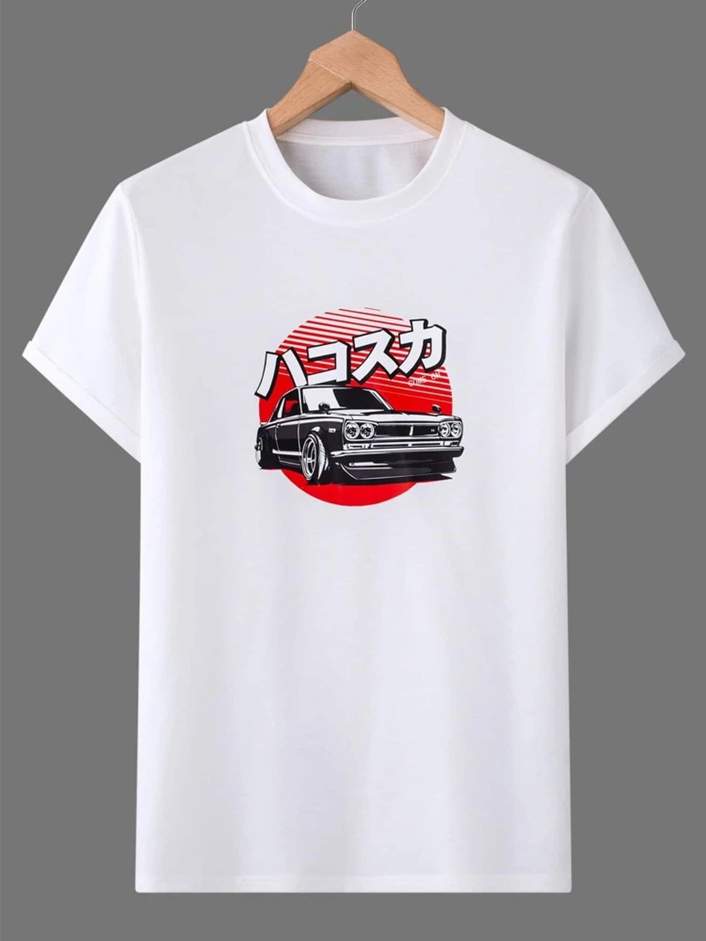 Fifth Avenue Japanese Car Printed MIFT67 T-Shirt - White