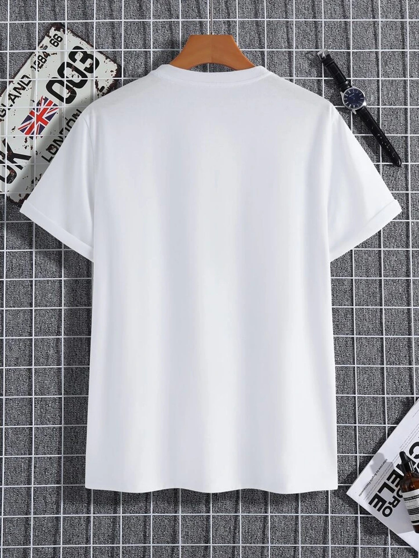 Fifth Avenue Lion Printed MIFT158 T-Shirt - White