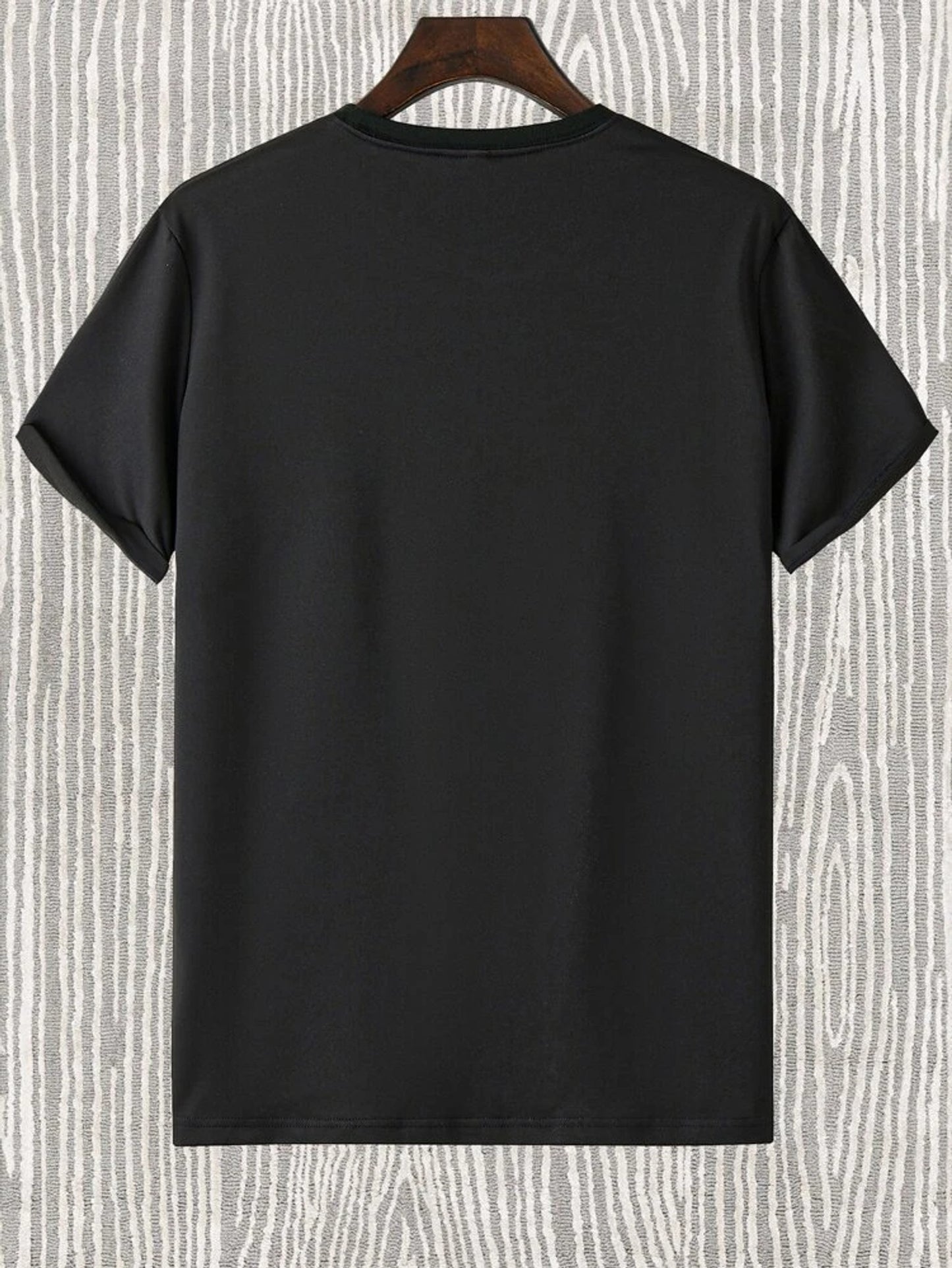 Fifth Avenue Scene Text Printed MIFT152 T-Shirt - Black