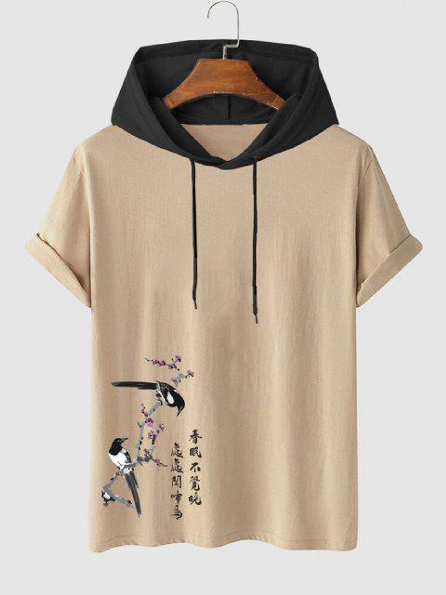 Fifth Avenue Tree Print MIFT394 Hooded ROKA T-Shirt - CRB