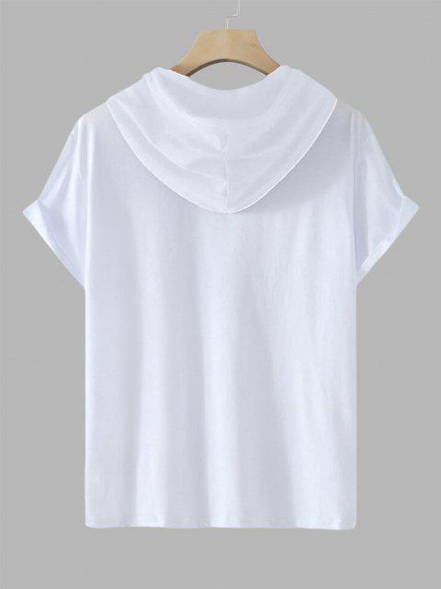 Fifth Avenue California Print MIFT393 Hooded ROKA T-Shirt - White