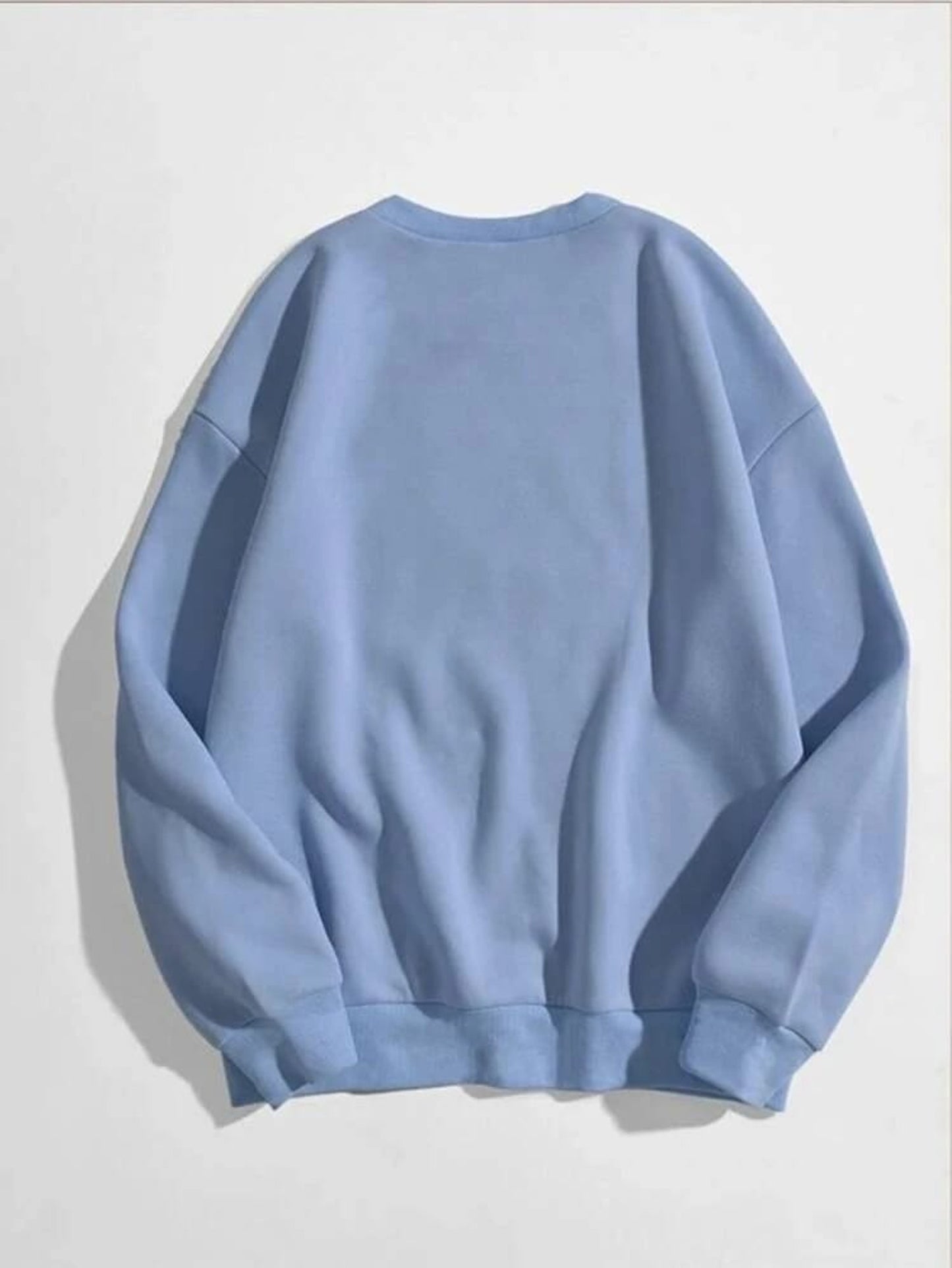 Fifth Avenue DIFT258 Chicago Basketball Printed Sweatshirt - Light Blue