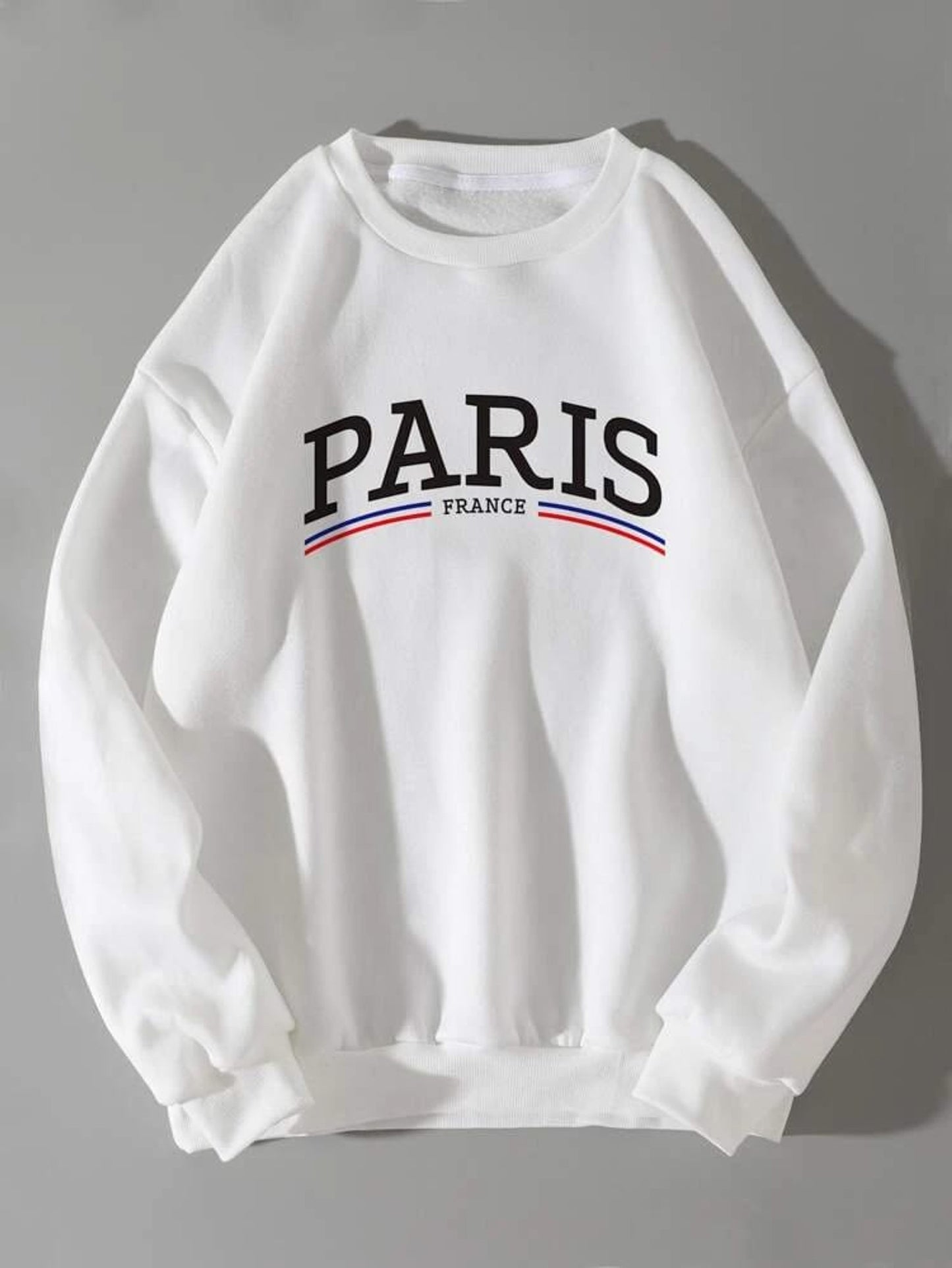 Fifth Avenue DIFT335 Paris Printed Sweatshirt - White