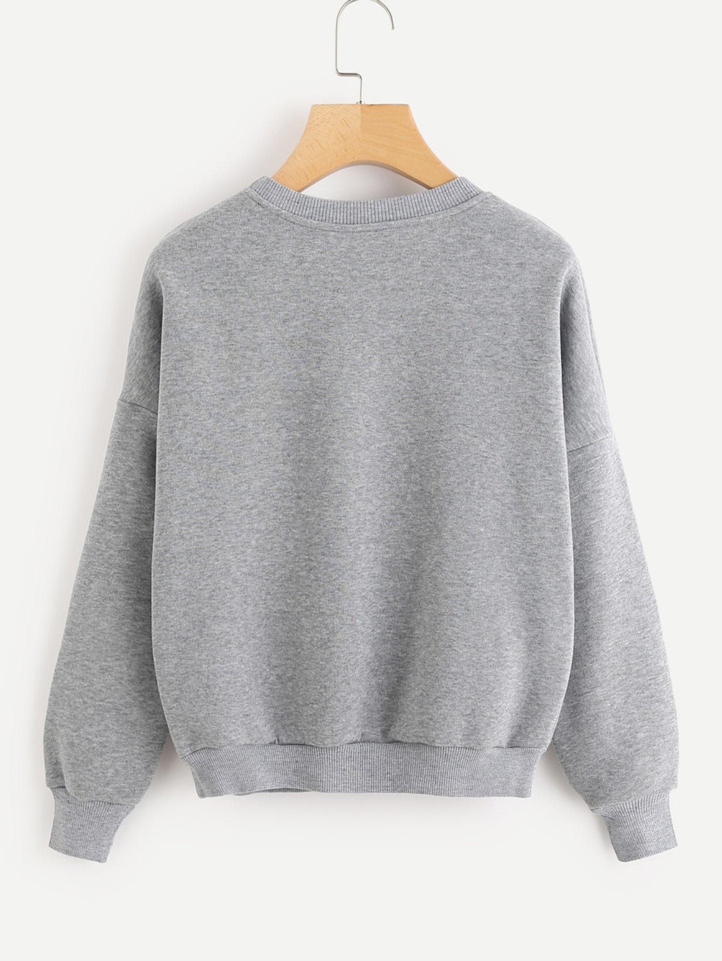 Fifth Avenue Crazy Cat Lady Printed Sweatshirt - Heather Grey