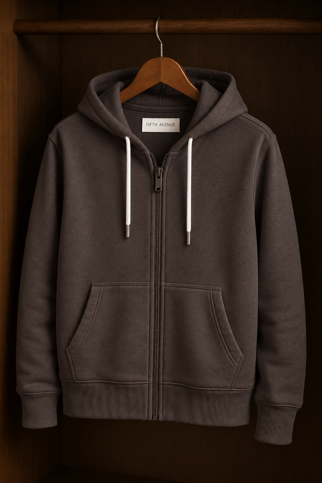 Fifth Avenue Fleece GROKI Hooded Jacket - Brown