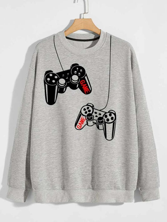 Fifth Avenue Gaming Controller DIFT75 Printed Sweatshirt - Grey