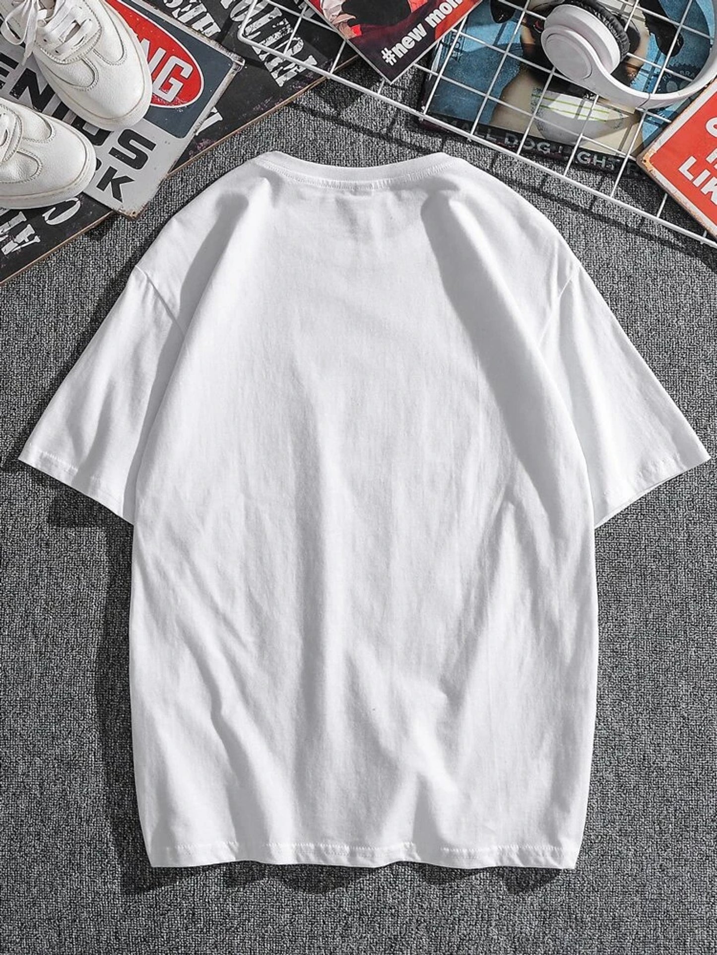 Fifth Avenue Smiley Printed MIFT91 T-Shirt - White