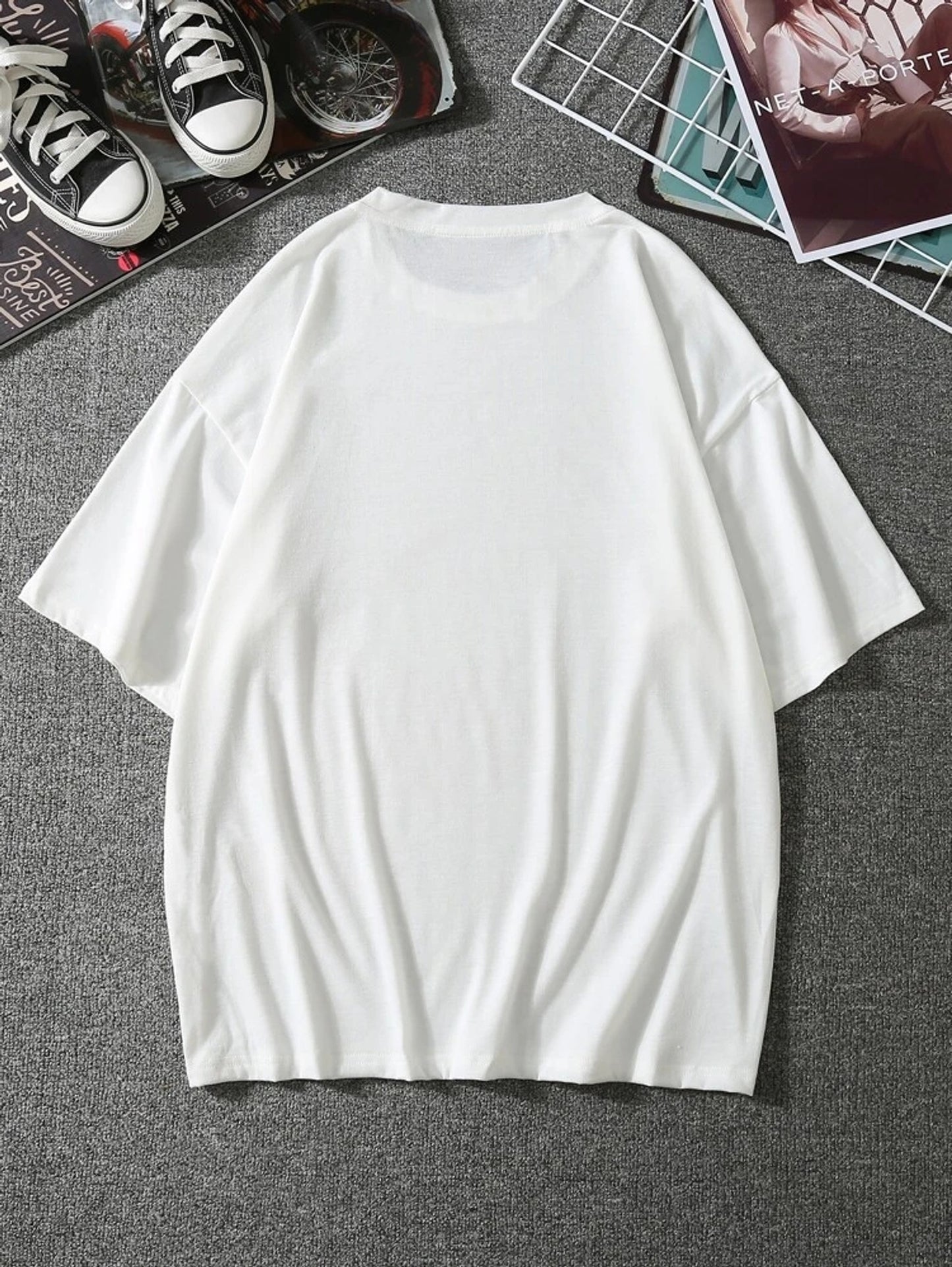 Fifth Avenue Stickers Printed MIFT61 T-Shirt - White