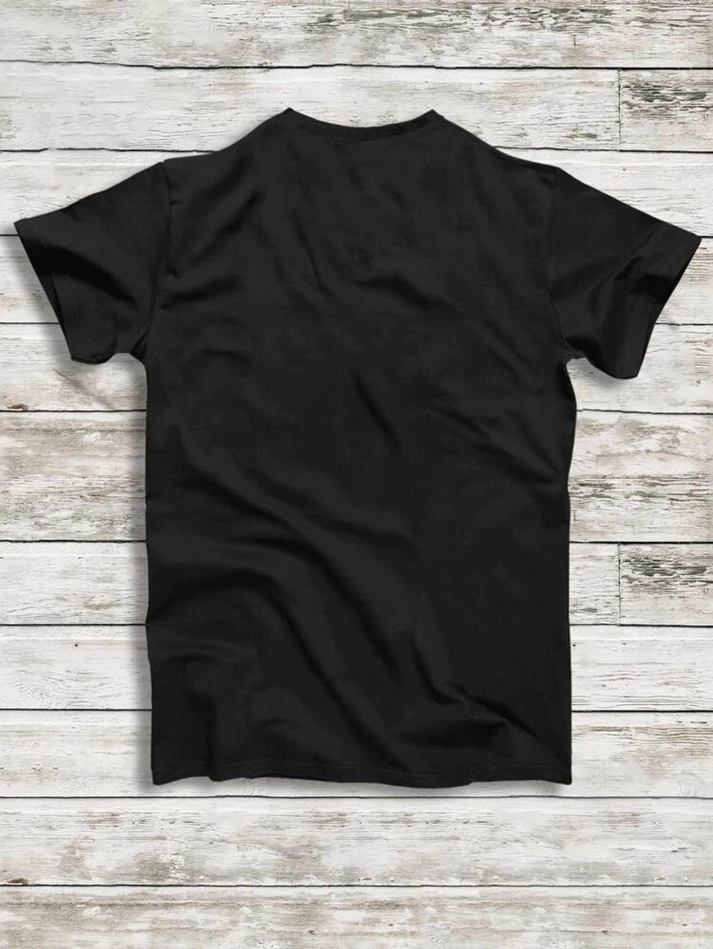 Fifth Avenue Text Sticker Printed MIFT200 T-Shirt - Black