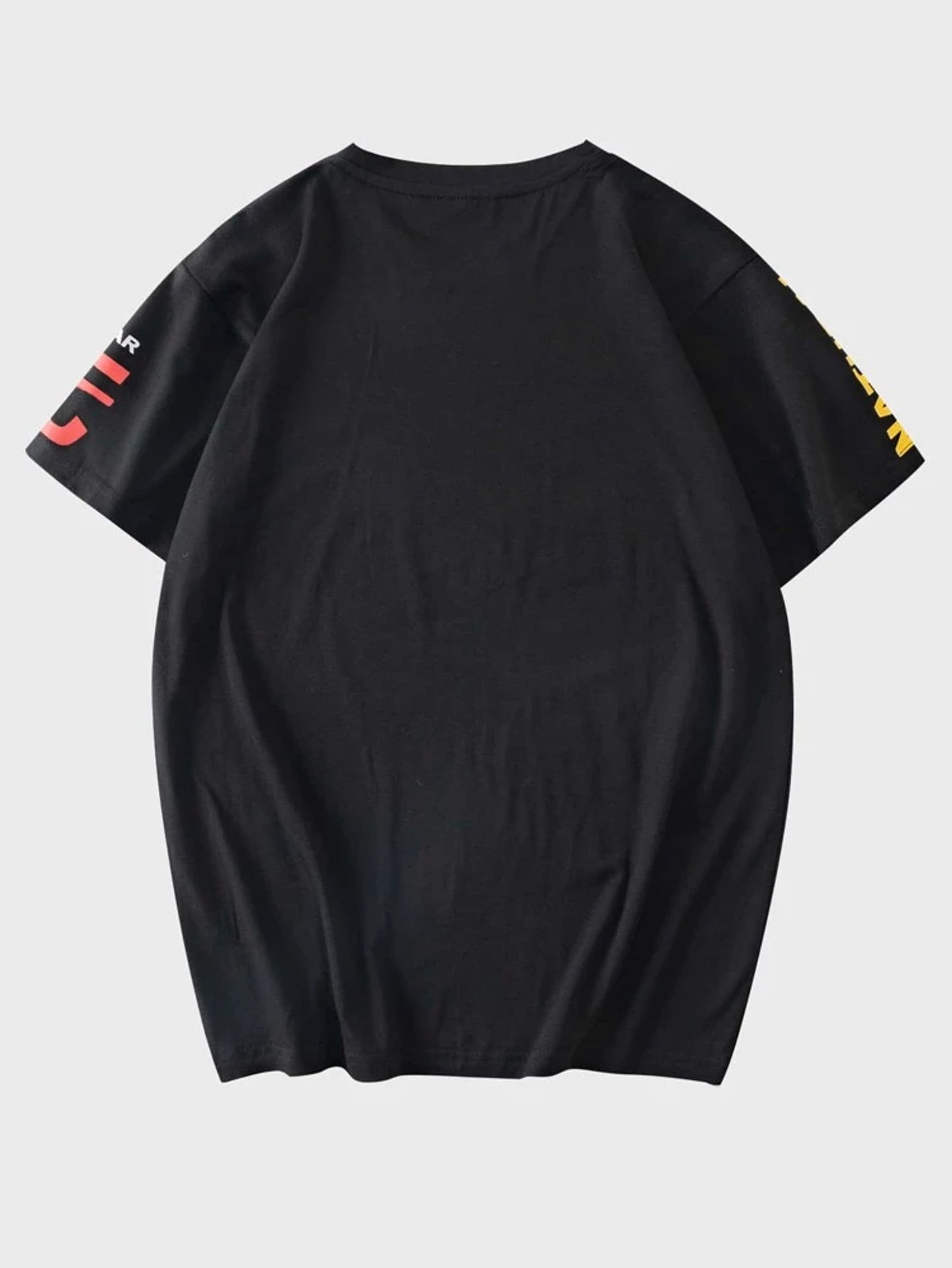 Fifth Avenue Stickers Printed MIFT174 T-Shirt - Black