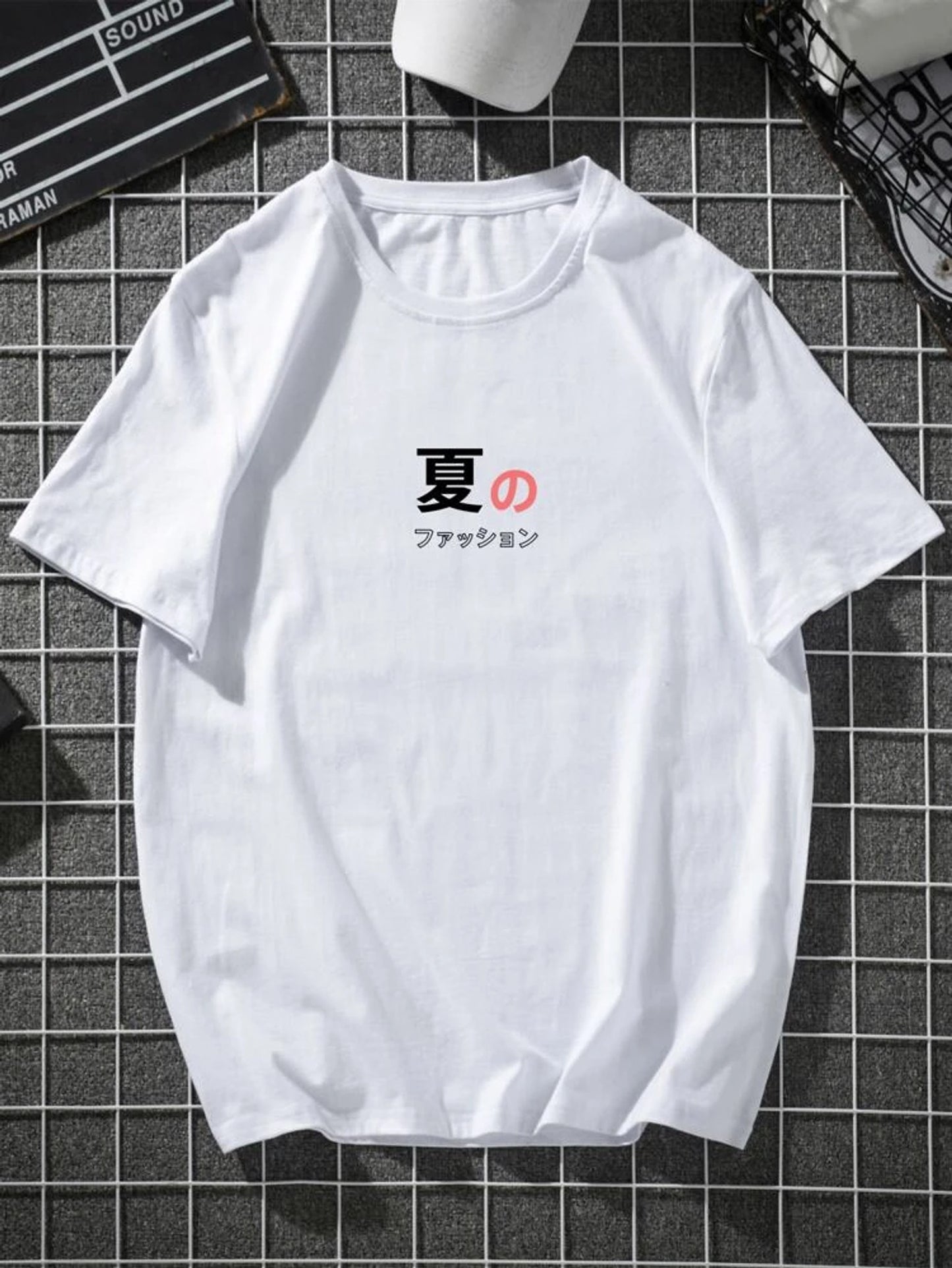 Fifth Avenue Front Back Cat Wave Printed MIFT173 T-Shirt - White