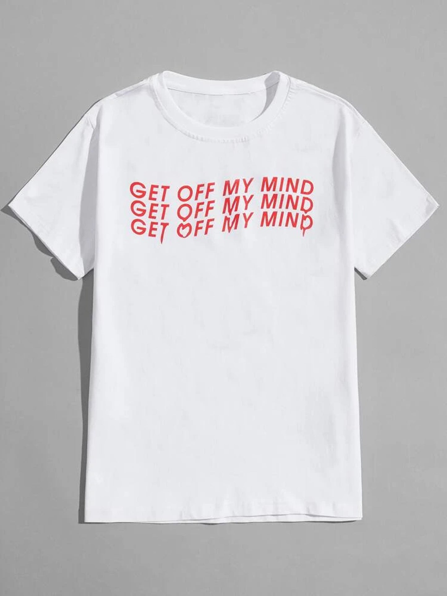 Fifth Avenue Front Back Lies Printed MIFT171 T-Shirt - White