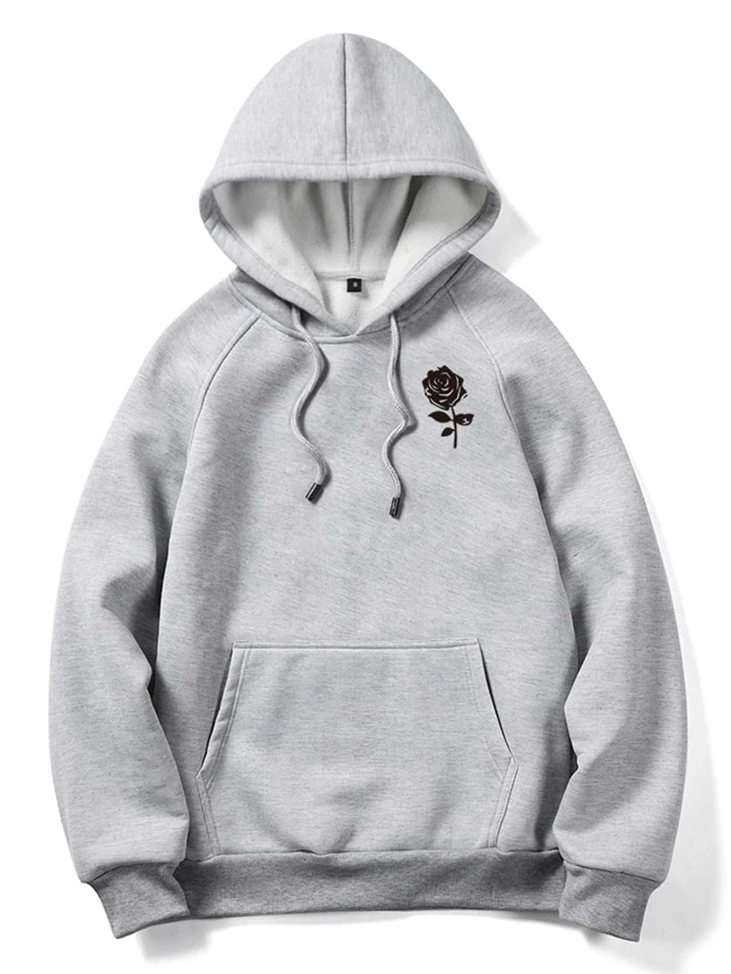 Fifth Avenue Printed Kangaroo Hoodie MIFT284 - Grey