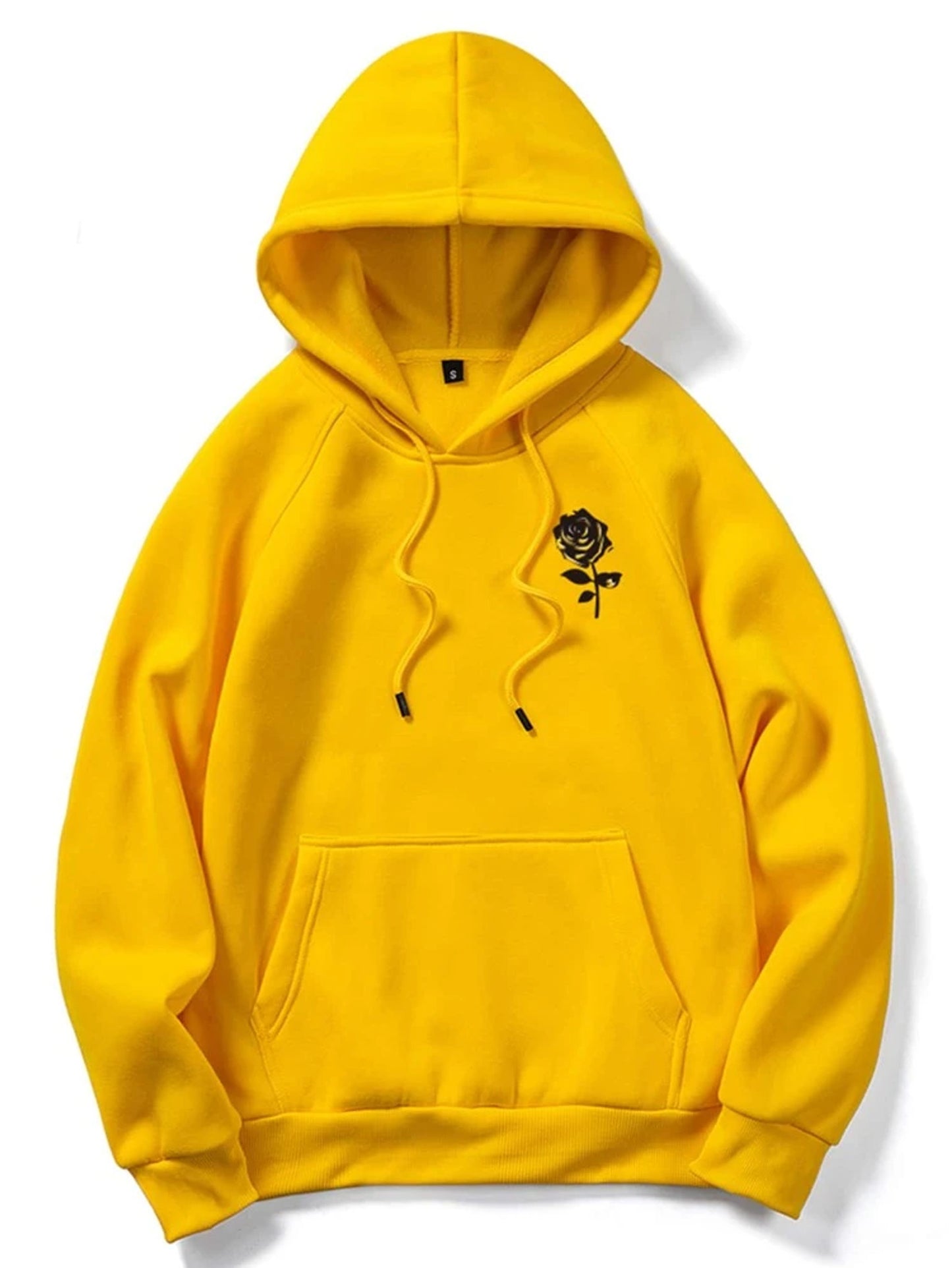 Fifth Avenue Printed Kangaroo Hoodie MIFT284 - Yellow