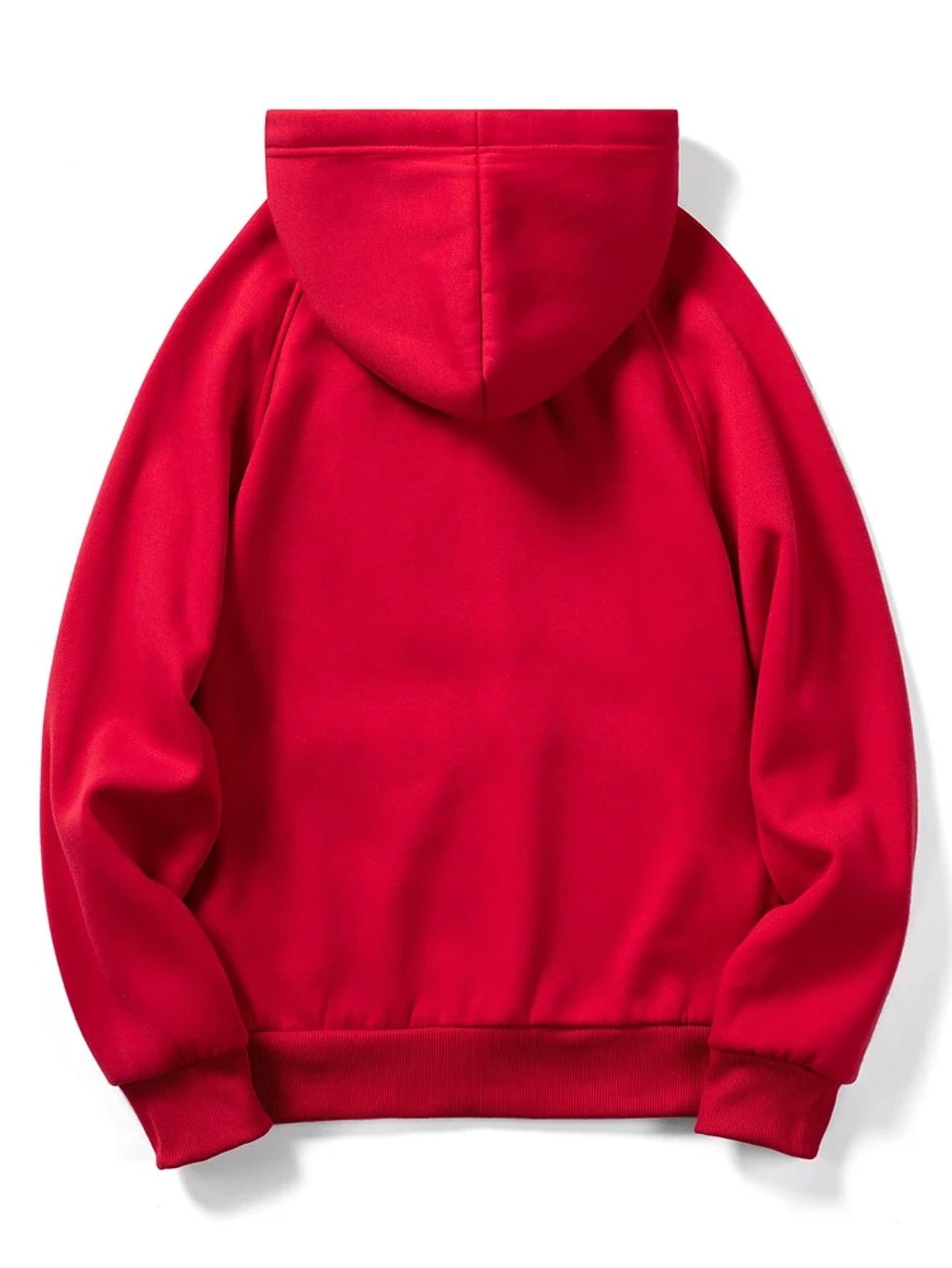 Fifth Avenue Printed Kangaroo Hoodie MIFT284 - Red