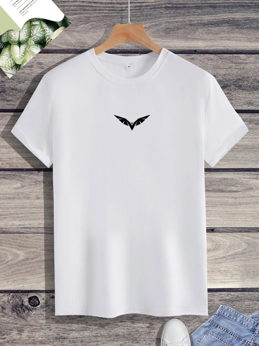 Fifth Avenue Mini Eagle Printed MIFT205 T-Shirt - White