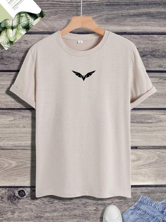 Fifth Avenue Mini Eagle Printed MIFT205 T-Shirt - Cream