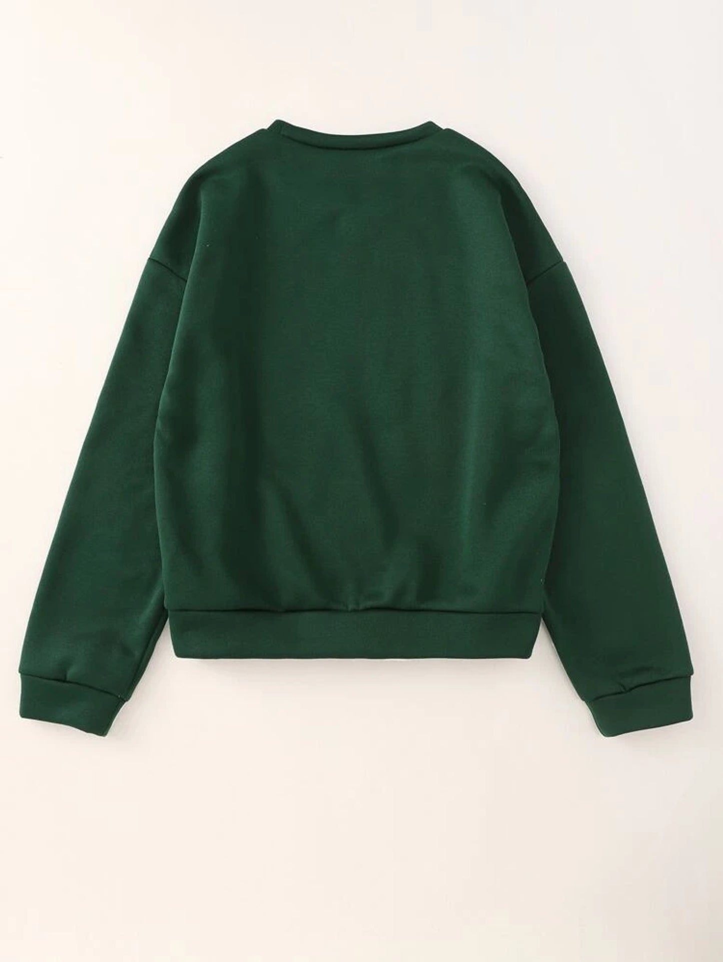 Fifth Avenue DIFT344 Christmas Printed Sweatshirt - Green