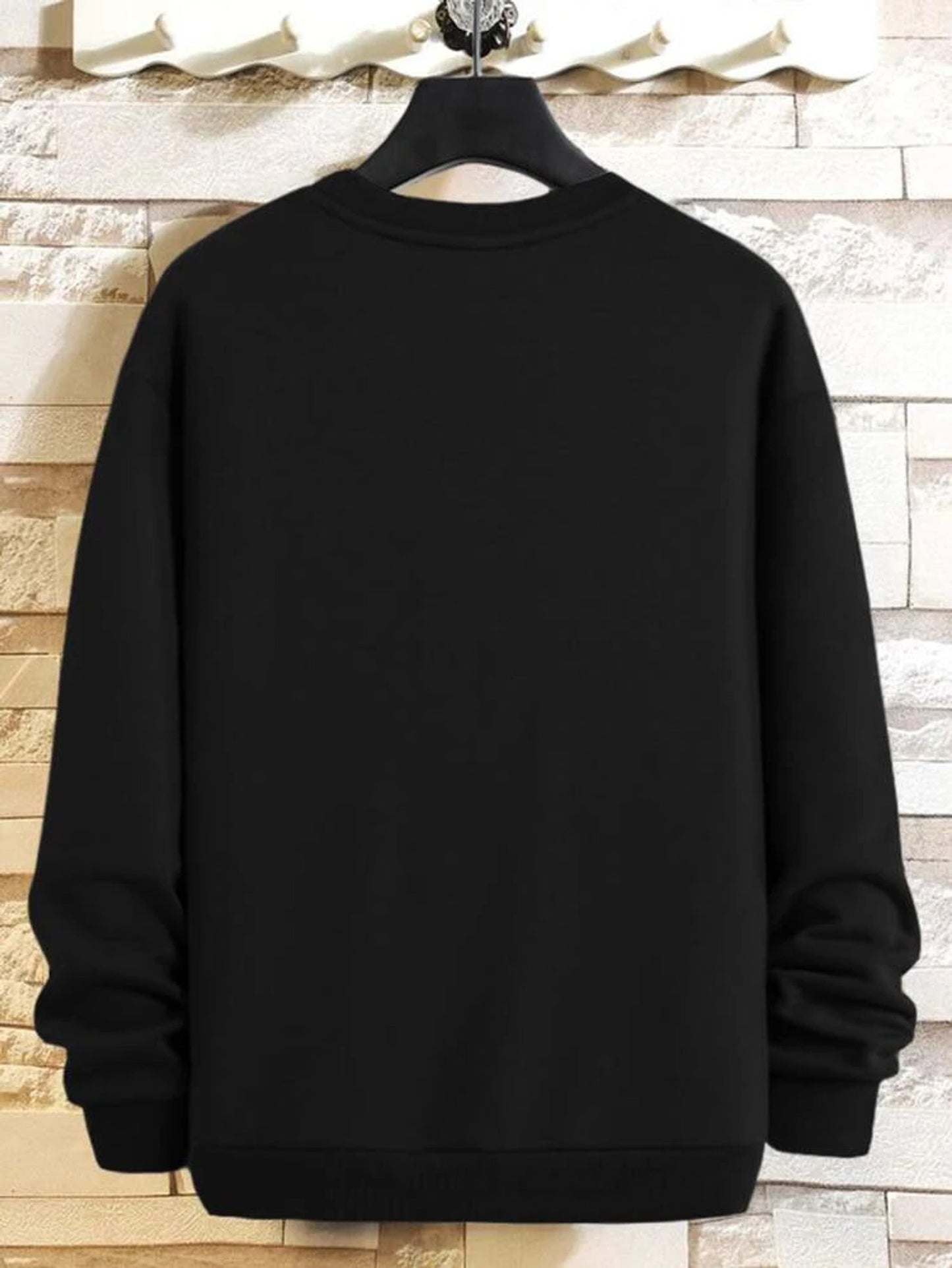 Fifth Avenue Mens Printed Sweatshirt MIFT251 - Black