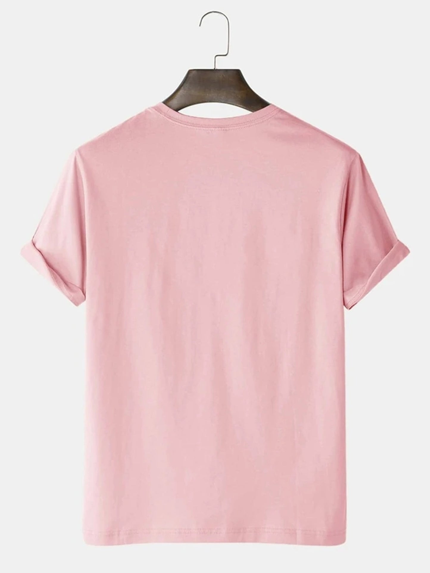 Fifth Avenue Text Floral Printed MIFT54 T-Shirt - Pink