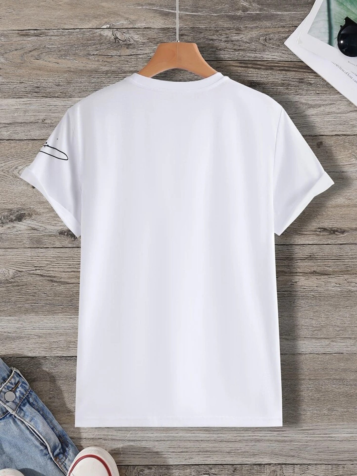 Fifth Avenue Paint Printed MIFT47 T-Shirt - White