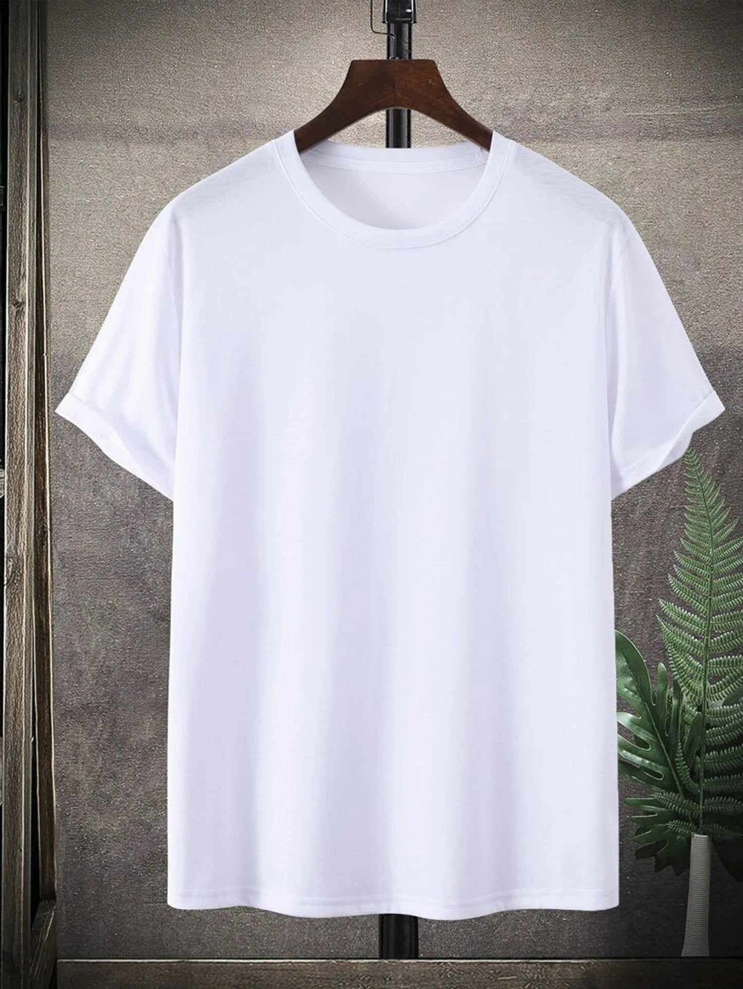 Fifth Avenue Back Floral Text Printed MIFT167 T-Shirt - White