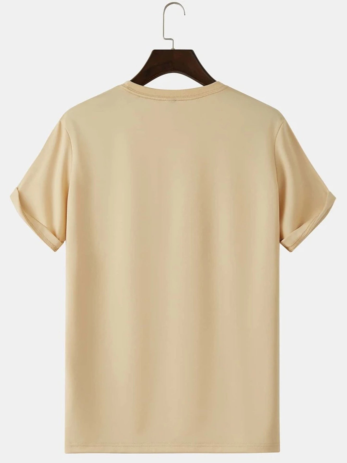 Fifth Avenue Multi Color Dragon Printed MIFT198 T-Shirt - Cream