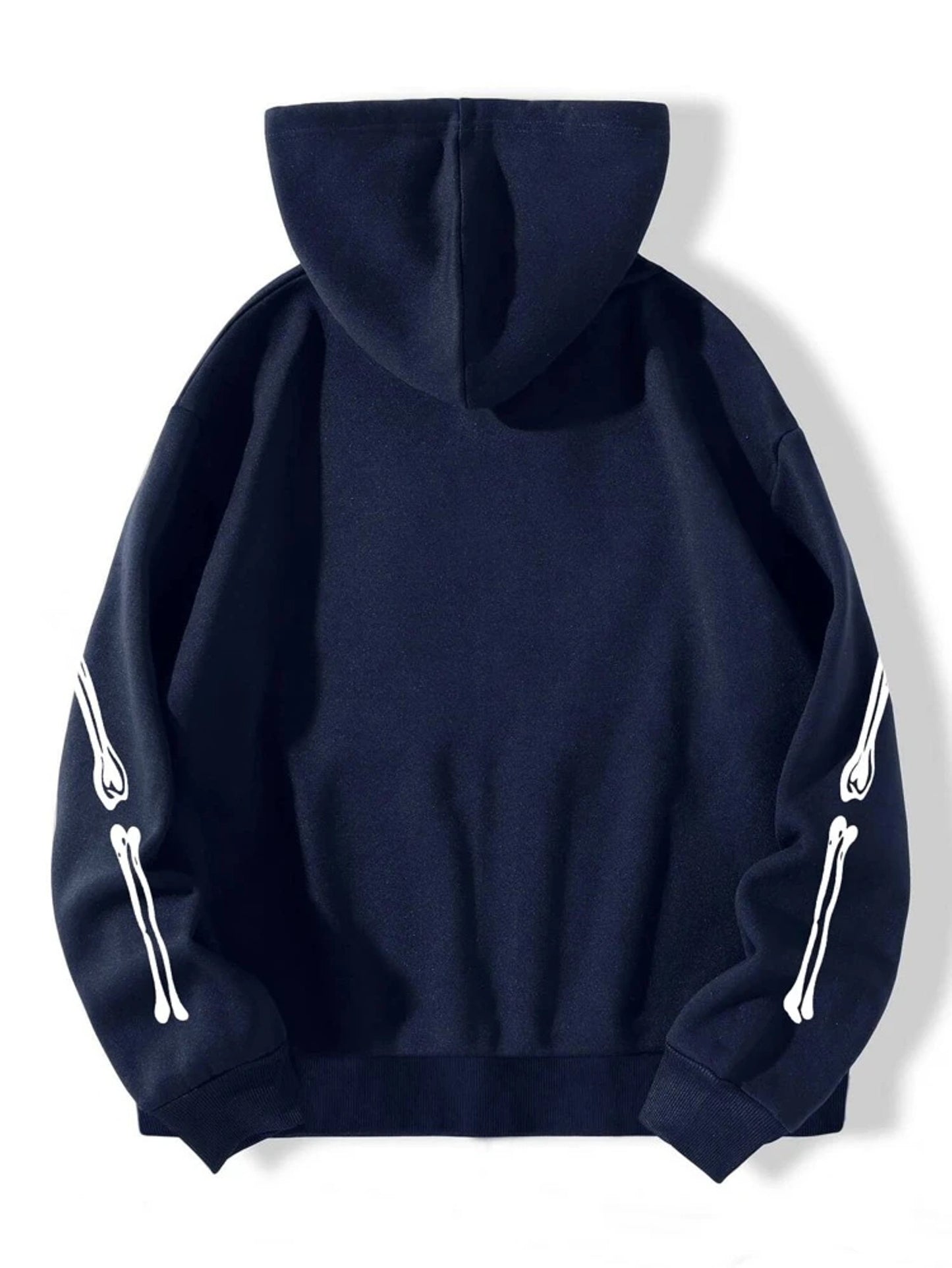 Fifth Avenue Printed Zip Hoodie MIFT283 - Navy Blue