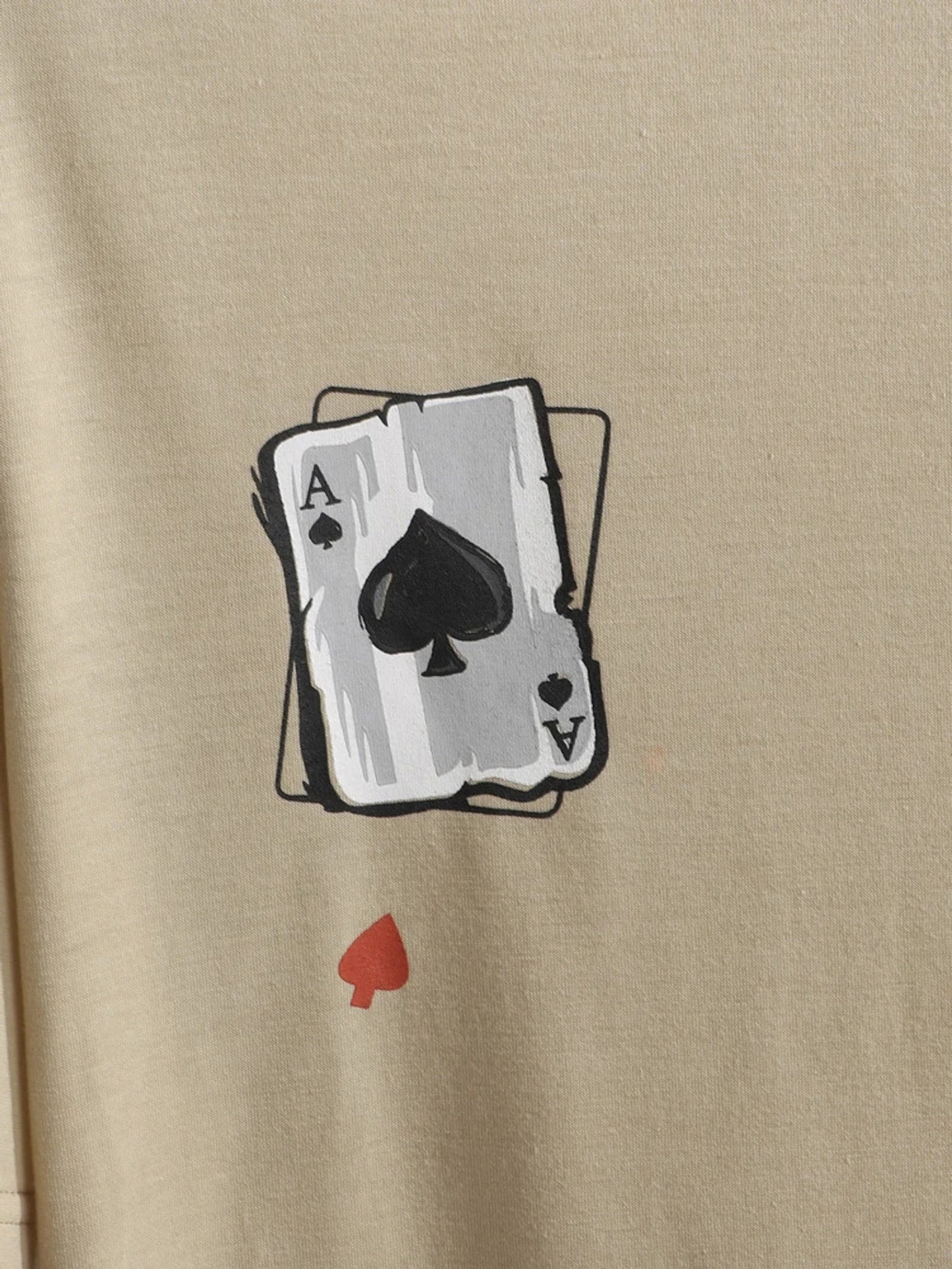 Fifth Avenue Cards Text Printed MIFT97 T-Shirt - Cream