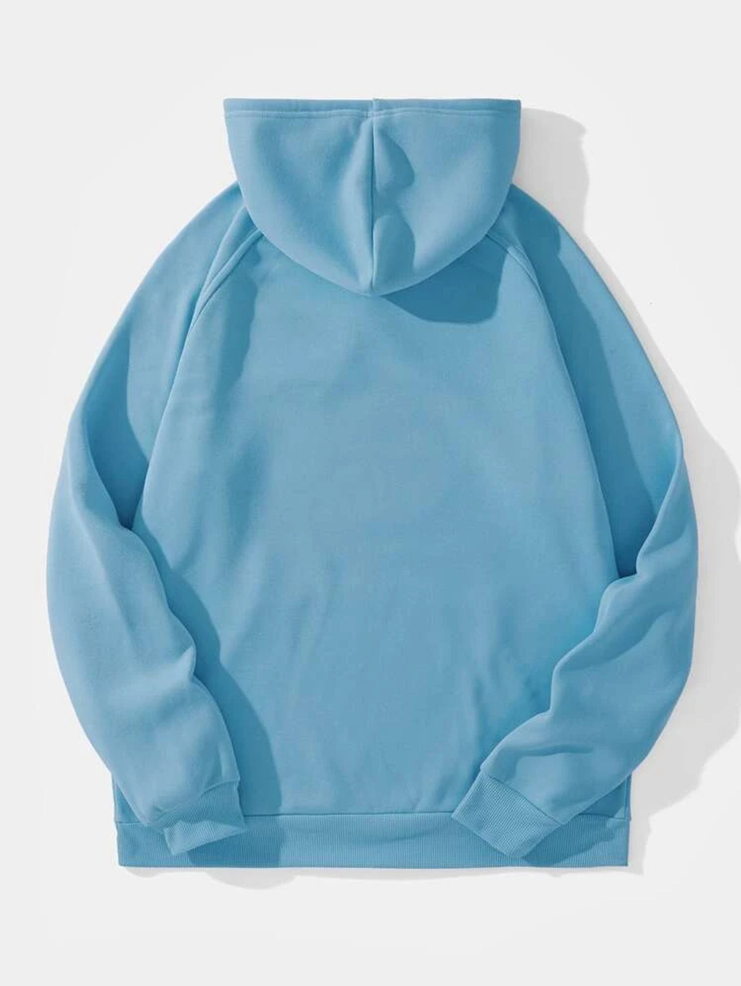 Fifth Avenue Printed Kangaroo Hoodie MIFT268 - Light Blue