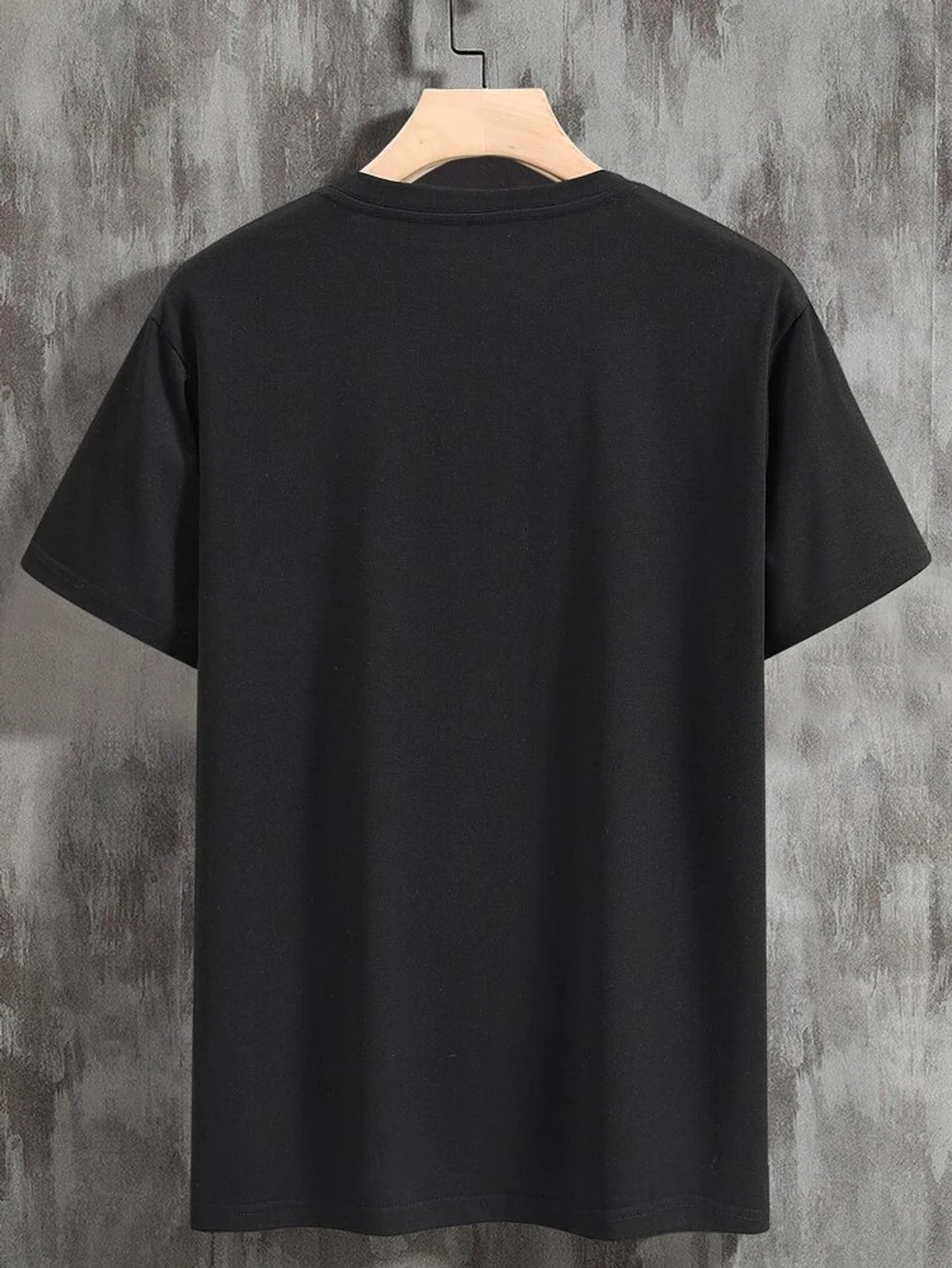 Fifth Avenue Alien Text Scene Printed MIFT144 T-Shirt - Black