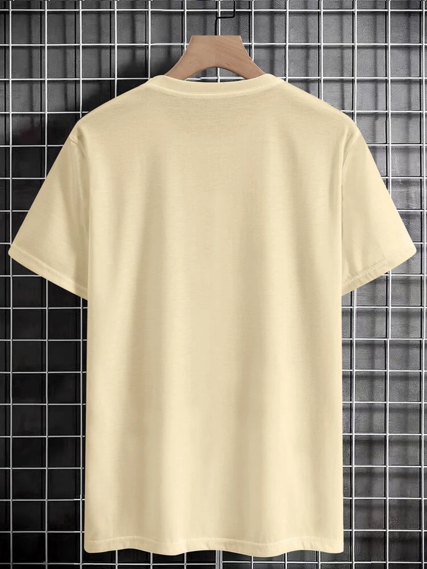 Fifth Avenue Alien Text Scene Printed MIFT144 T-Shirt - Cream