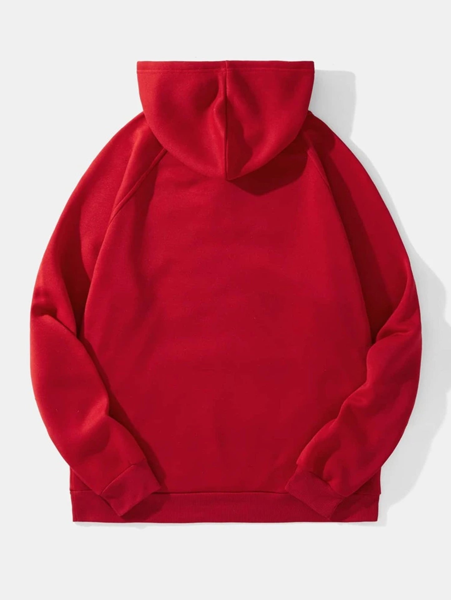 Fifth Avenue Printed Kangaroo Hoodie MIFT268 - Red