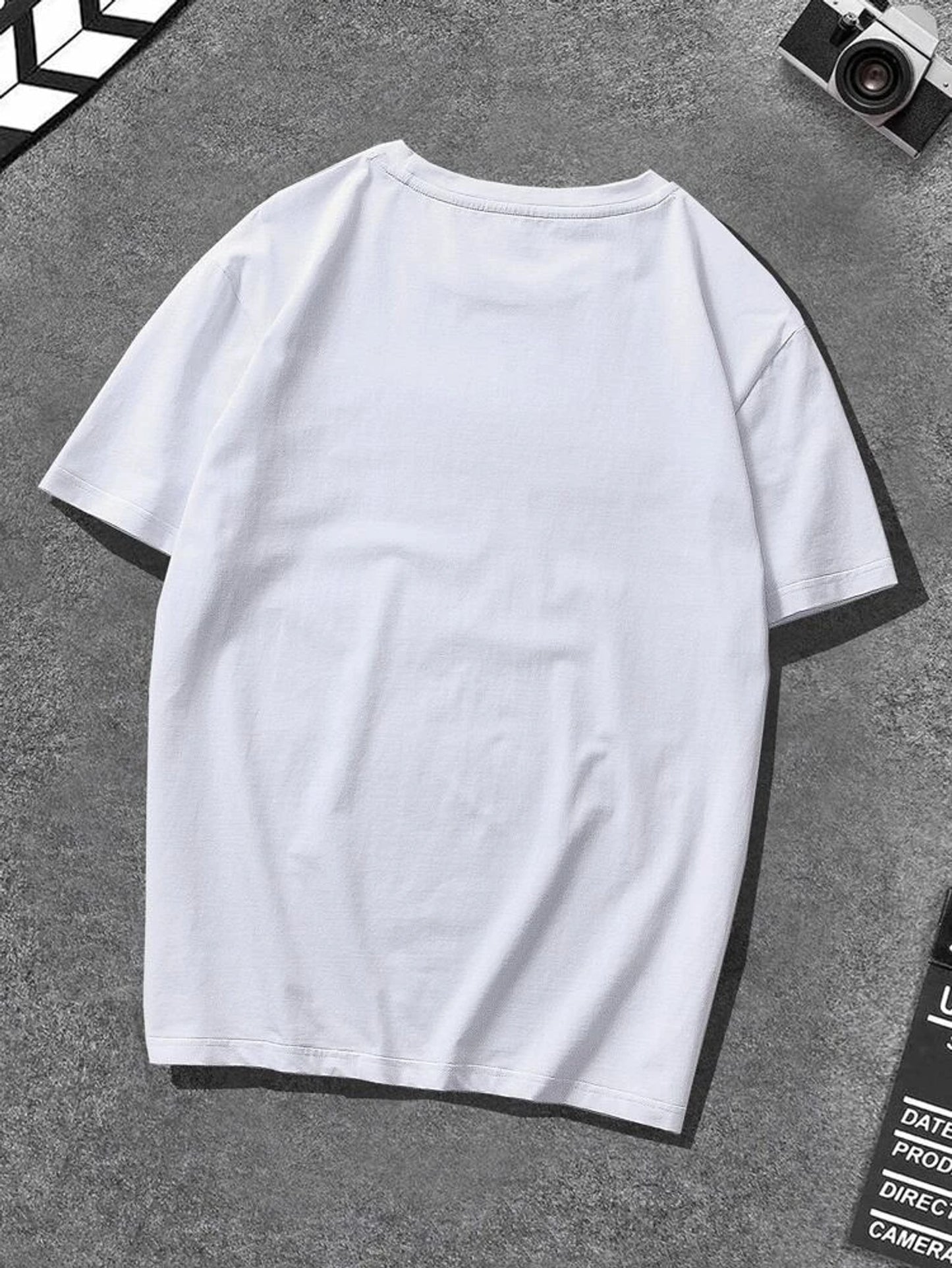 Fifth Avenue Stickers Printed MIFT146 T-Shirt - White