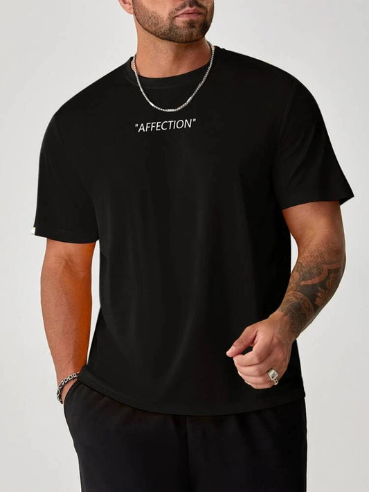 Fifth Avenue Affection Printed MIFT124 T-Shirt - Black