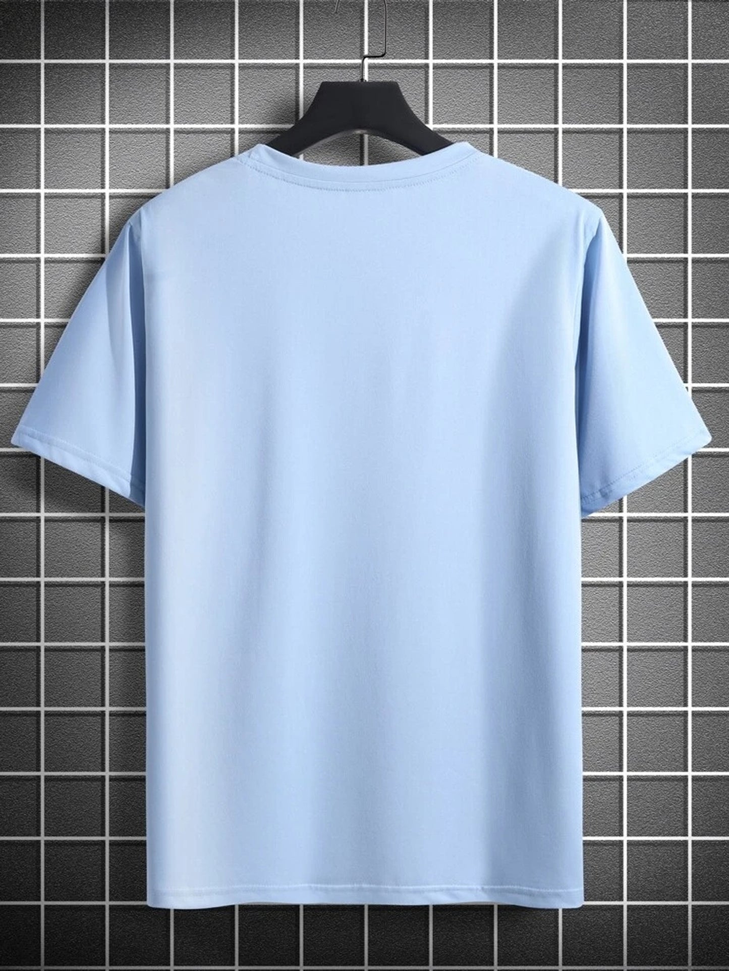 Fifth Avenue Graffiti Printed MIFT195 T-Shirt - Light Blue