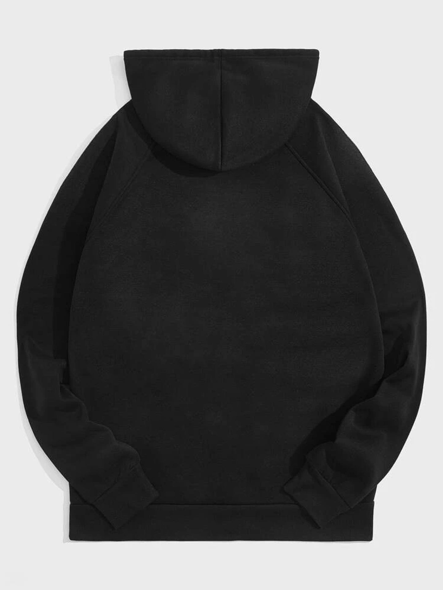 Fifth Avenue Printed Kangaroo Hoodie MIFT268 - Black