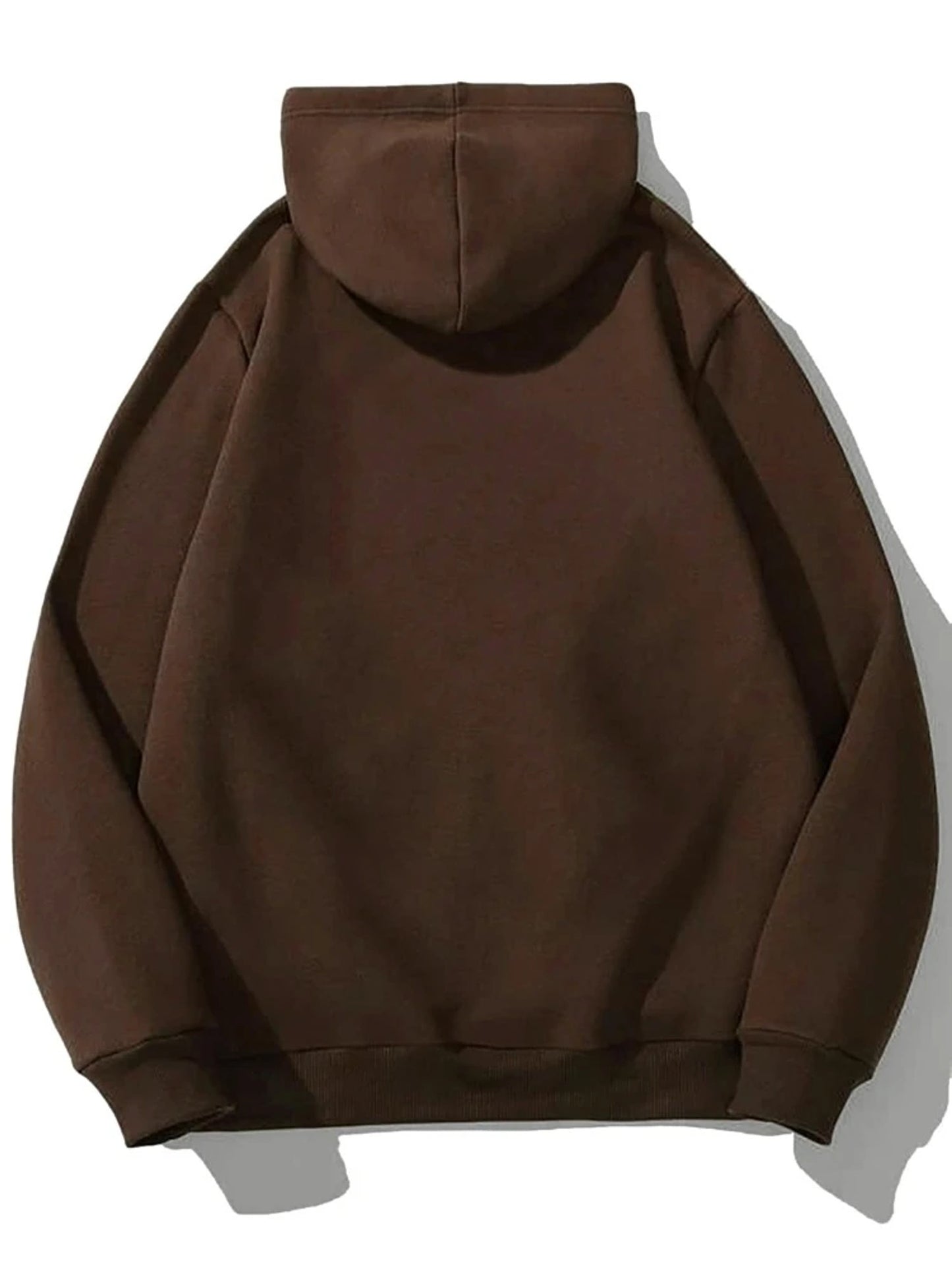 Fifth Avenue Printed Kangaroo Hoodie MIFT285 - Brown