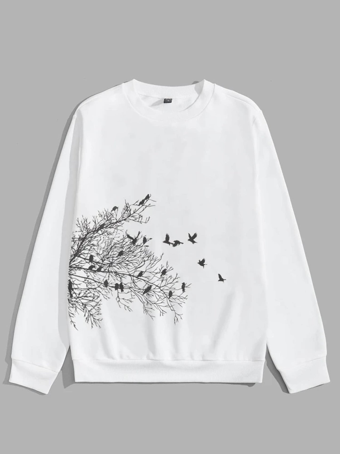 Fifth Avenue Mens Printed Sweatshirt MIFT264 - White