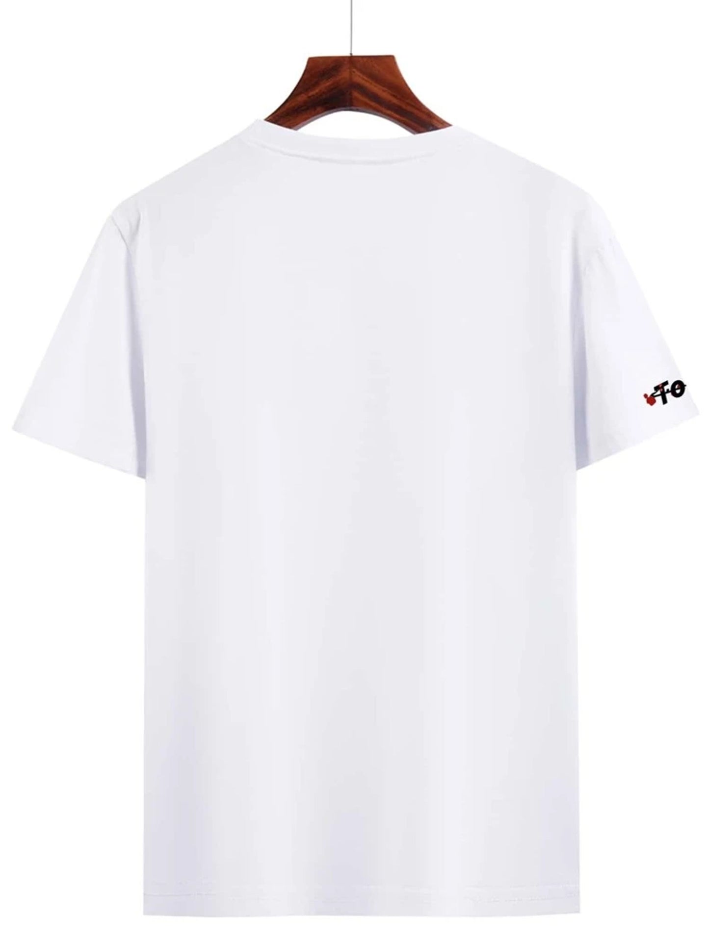 Fifth Avenue Floral Tokyo Sleeve Text Printed MIFT358 T-Shirt - White